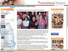 Tablet Screenshot of franziskaner-missionsverein.de